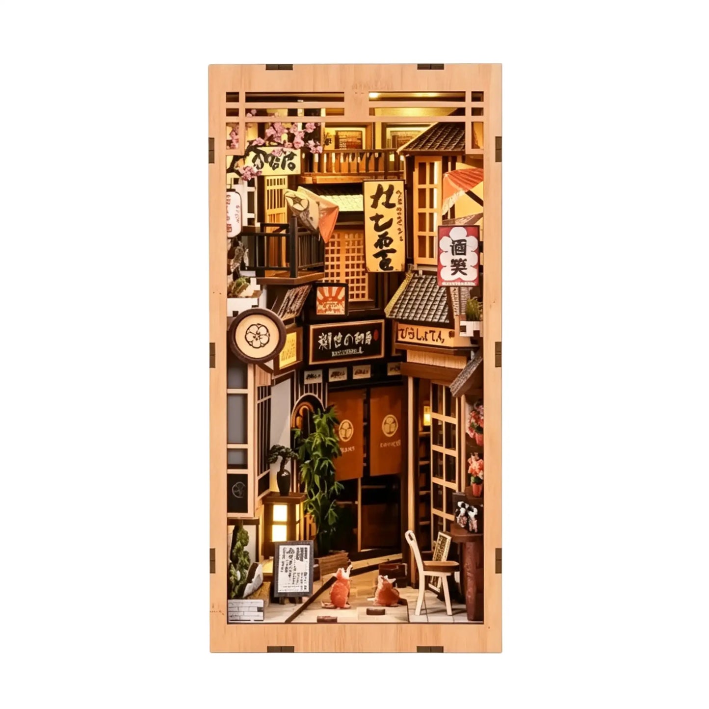 Sakura Cat Alley |3D puzzles