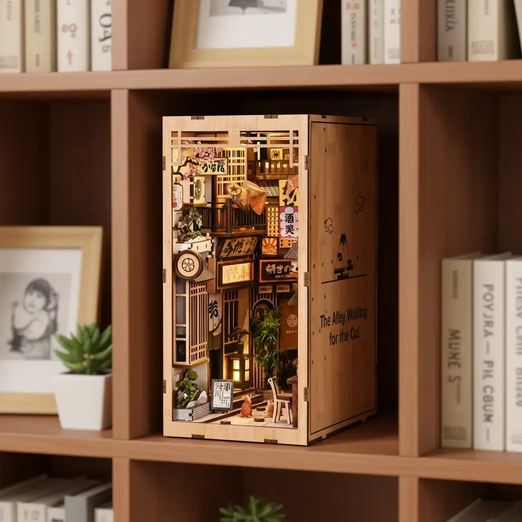 Sakura Cat Alley |3D puzzles